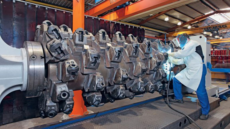 Construction and material handling equipment production